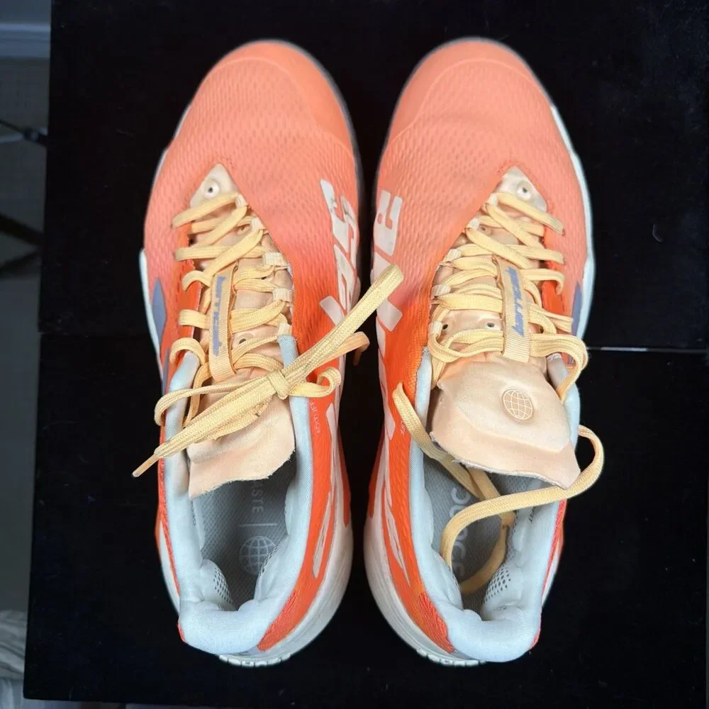 Adidas Barricade Womens Tennis Pickleball Shoes Orange HP7416 9.5